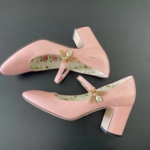 Gucci Patent Leather Mary Janes 8.5